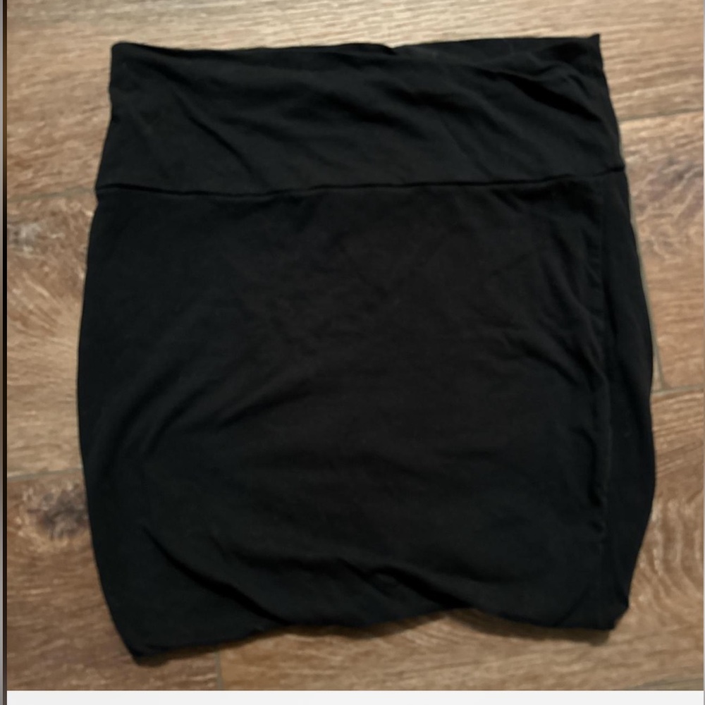 Black mini bandage skirt. Size small wet seal
